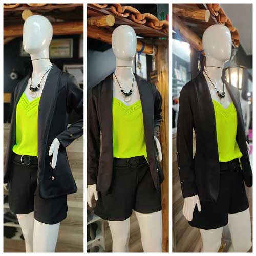 Conjunto em poliéster